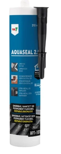 Tec7 Aquaseal 2.0 310 ml Vanntett Lim og Tettemasse
