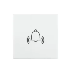 SG Ringeklokke Bryterknapp Symbol Hvit