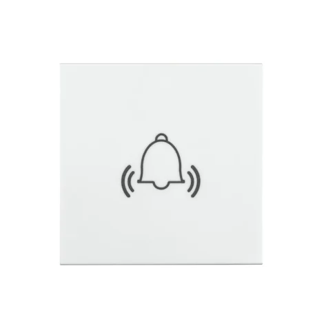SG Ringeklokke Bryterknapp Symbol Hvit