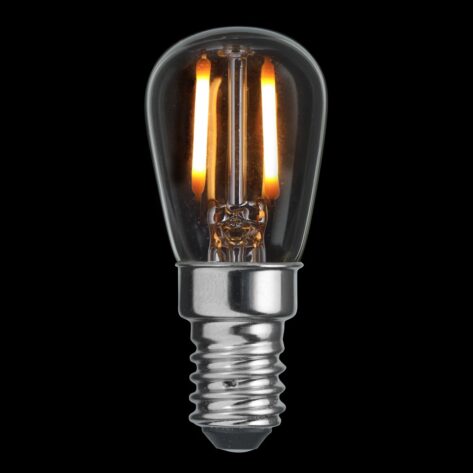 Unison LED Pære Klar E14 0.8W 2200K Dimbar – Ekstra Varmt Lys