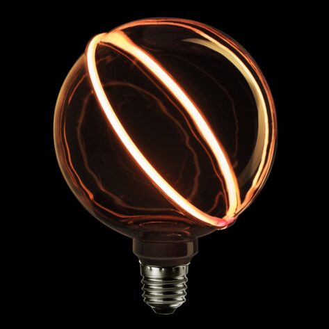 Dekor LED Globepære E27 130MM NERO 4W 1800K