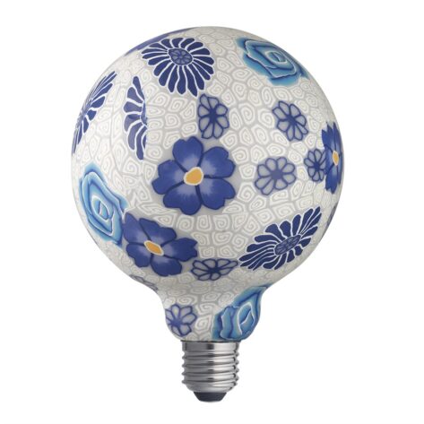 Dekor Globepære Flower 125mm E27 1.6W 2700K Dimbar