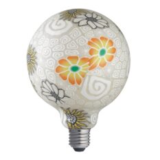 Dekor Globepære Blomst 125mm E27 1.6W 2700K