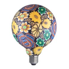 Dekor Globepære Flower 125mm E27 1.6W 2200K Dimbar
