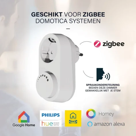 Ecodim ECO-DIM.06 Zigbee Smart Plug Dimmer 0–100W