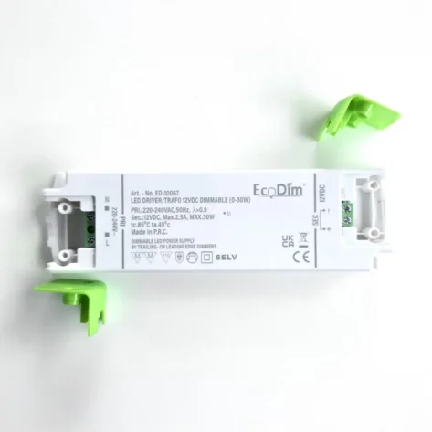 EcoDim 12V LED Trafo Dimbar 0–30W ED-10067_1