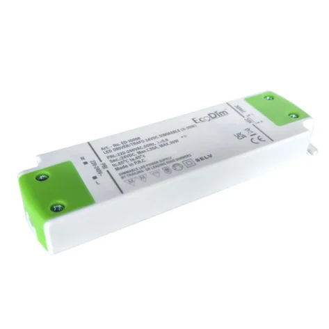EcoDim Dimbar LED driver- trafo 24V DC 0–30W ED-10098_2