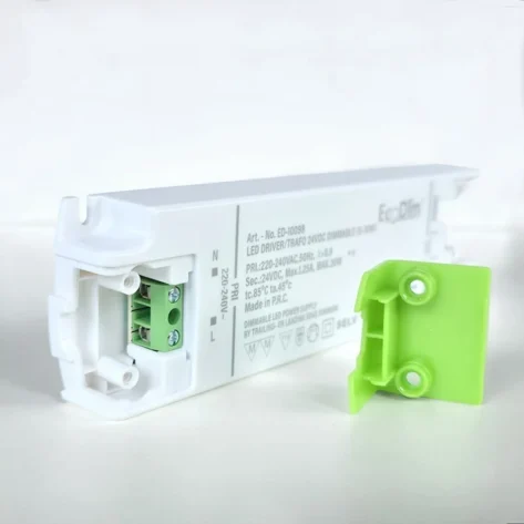 EcoDim Dimbar LED driver- trafo 24V DC 0–30W ED-10098