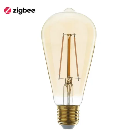 Zigbee pære E27 Edison Filament ST64 2200K 5W