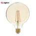 Zigbee Pære filament E27 Globe G125 2200K 5W