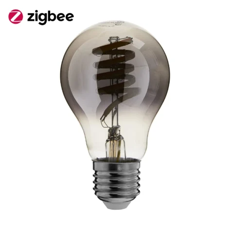 Zigbee filamentpære E27 A60 Smokey 2000–4000K 5W