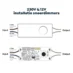  Hvit Ledningsdimmer 0–50W - EcoDim Dim.08_5