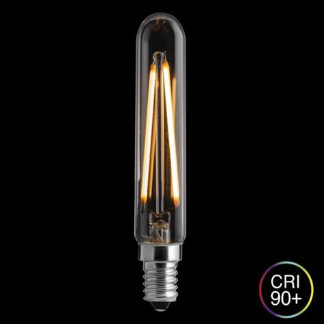 LED Rørpære E14 1W 2200K Klar – Unison
