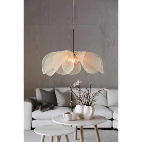 Markslöjd STYRKA E27 Pendellampe 75cm Beige_1