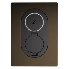 Zaptec Go Frontdeksel Tre Brun – Designdeksel