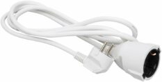 Malmbergs Skjøteledning 3m jord 3G1,5mm² Hvit