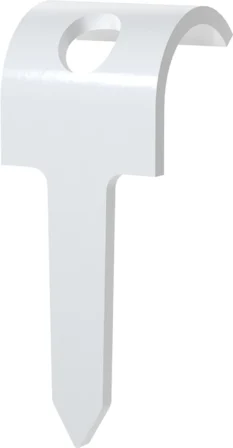 Ny mappeCastor TP-R-16 Klammer Hvit 200 stk