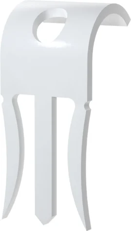 Castor G-R-13 hvit gipsklammer (200stk)