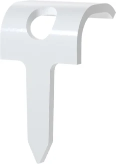 Castor TP-O-12 Spesialklammer Hvit 200 stk