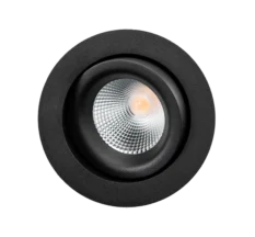 SG Junistar Lux Sort 7W 2700K DALI – Eksklusiv downlight