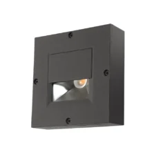 SG Callisto Fasadebelysning IP65 Square Grafitt 3W 3000K