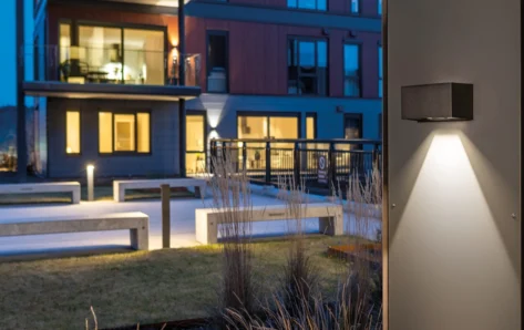 SG Artes Vegglampe nedlys Direct Sort 4W 2700K