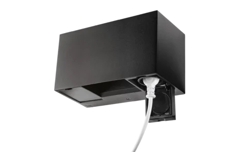 SG Artes Direct Utelys stikkontakt Sort 4W 3000K