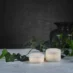 Unison Marble L Bordlys Hvit Marmor – timer