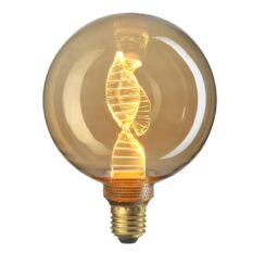 Unison DNA Globe Filamentpære 125mm Gull E27 3.6W 1800K – 3-stegs