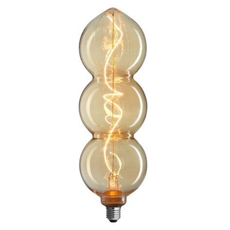 Unison TRIPLE Gold E27 4W 1800K – 3-stegs dekorpære
