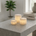 Unison Marble S White Silk Bordslampe marmor batteri