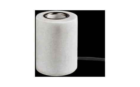 Unison Marble Bordlampe White Silk Matt E27 1.8m tekstilkabel_2