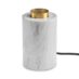 Unison Marble Bordlampe White Silk Matt E27