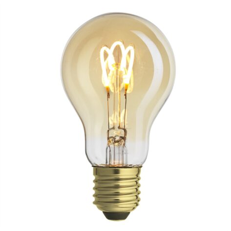 Unison UNI-FLEX E27 LED Filament Gull 3W 2000K Dimbar