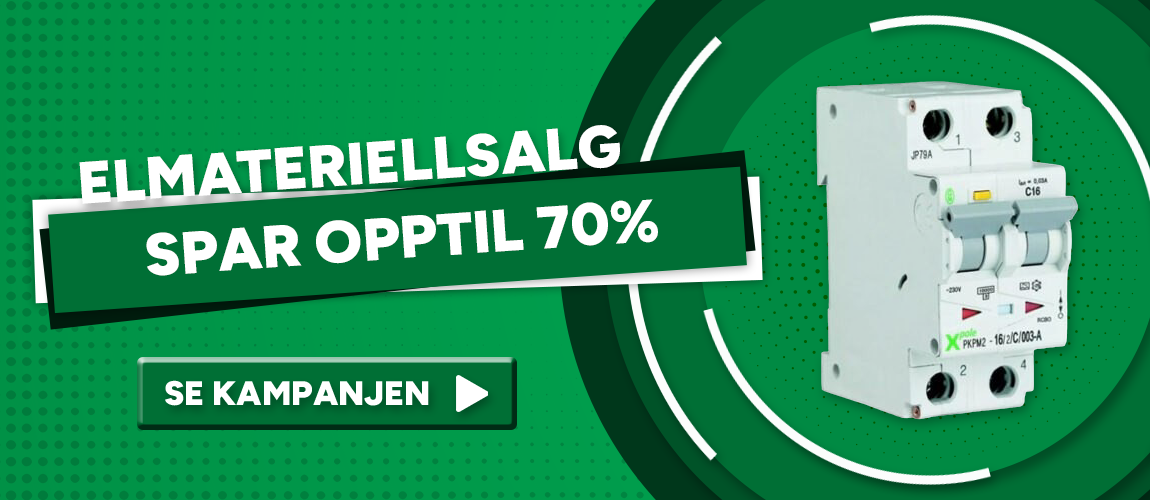 Salg på elektromateriell | Nordic-LED