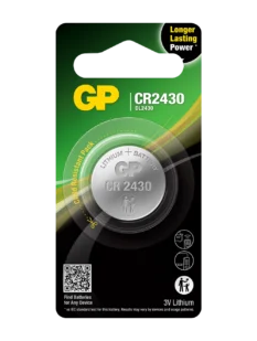 GP CR2430 litium knappcellebatteri – 1 stk
