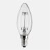 Unison UNI-WHITE Kronelys Klar E14 2W 2700K Dimbar