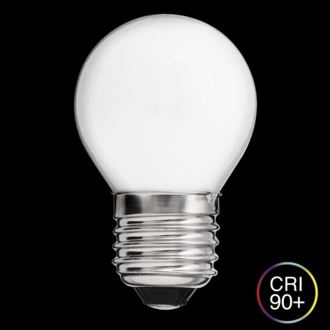 UNI-WHITE Klot Opal E27 2W 2700K Dimbar