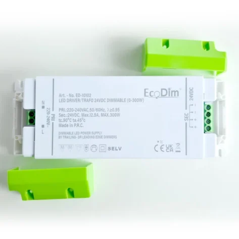 EcoDim LED trafo 24V DC Dimbar 0–300W ED-10102_1