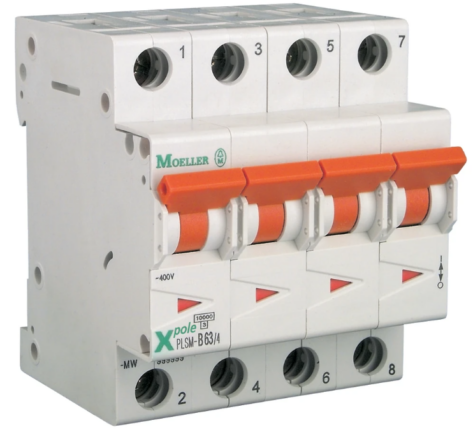 Eaton overbelastningsvern 50A 4-pol 10kA PLSM-OV50/4
