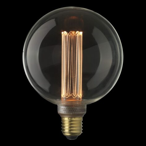 Dekor glob lyspære 125mm E27 1800K dimbar 3.5W klar