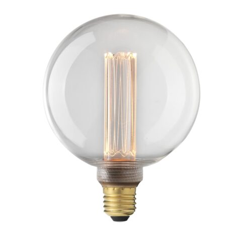 Dekor glob lyspære 125mm E27 1800K dimbar 3.5W klar