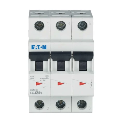 Eaton automatsikring 40A 3-pol C-kar FAZ-C40/3
