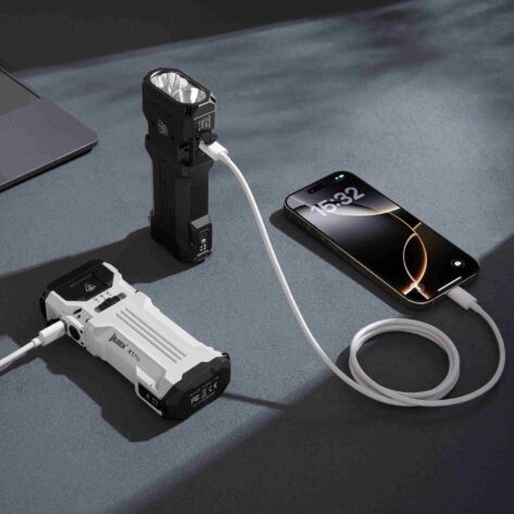 Wuben X1Pro Hvit LED Lommelykt 12300lm