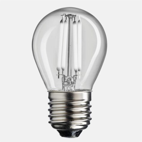 Unison UNI-WHITE klot klar E27 4W 2700K dimbar