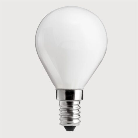 UNI-WHITE Klotpære Opal E14 4W 2700K Dimbar LED