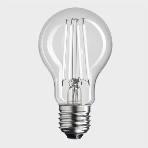 UNI-WHITE Standardpære Klar E27 8W 2700K