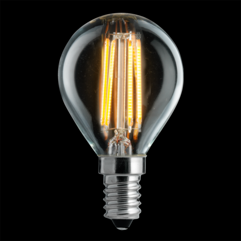 LEDISON klot klar E14 varmt lys 4W 2700K dimbar