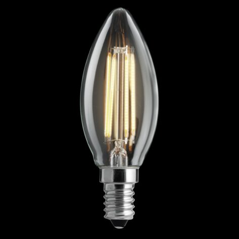 LEDISON klassisk kronelys klar E14 4W 2700K dimbar