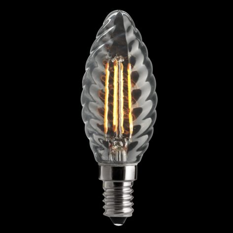 LEDISON vridd vintage kronelys klar E14 4W 2700K dimbar_1